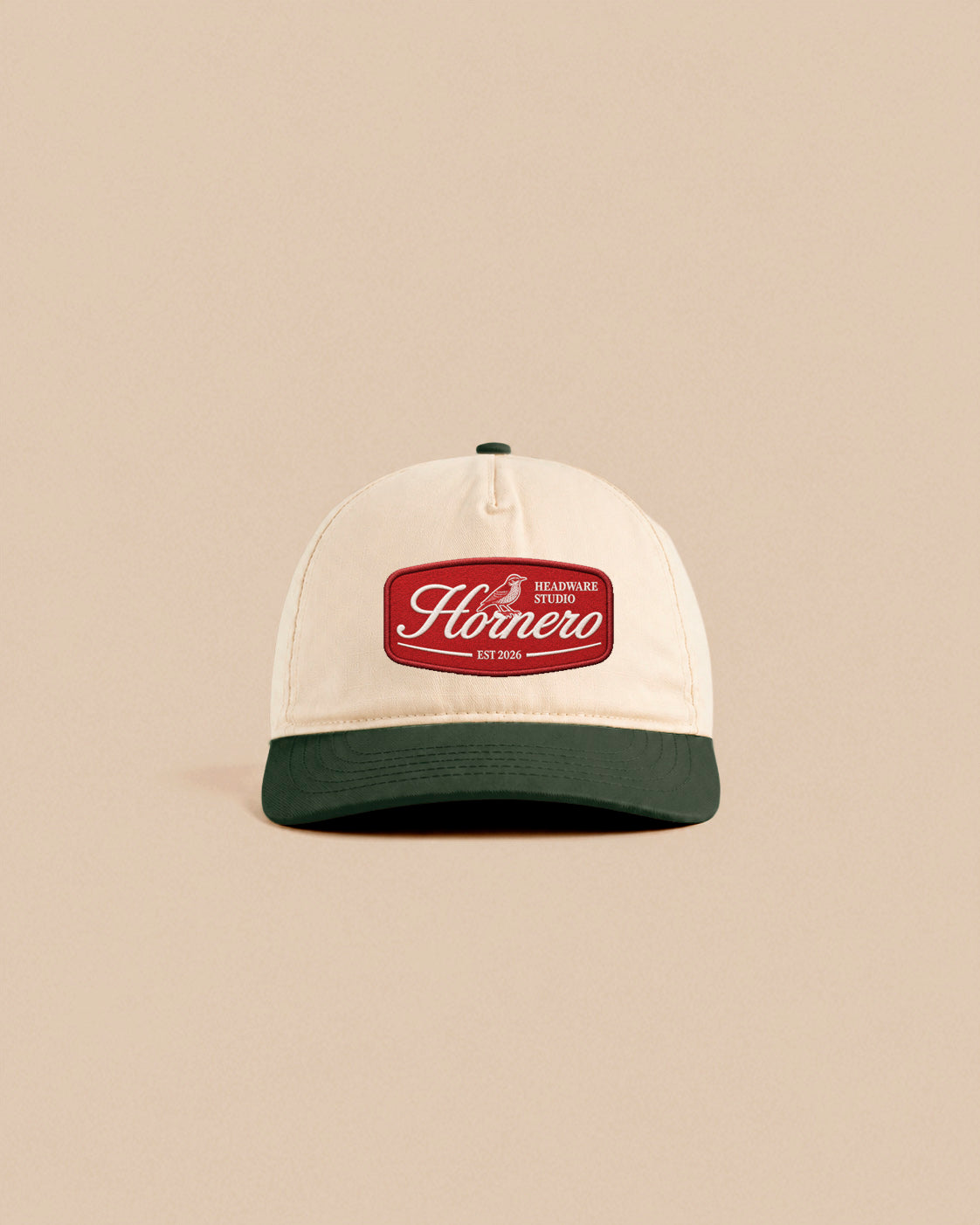 Hornero Script Patch - Off White & Verde